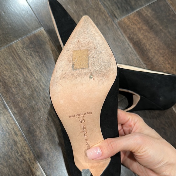 Manolo Blahnik BB in Black Suede